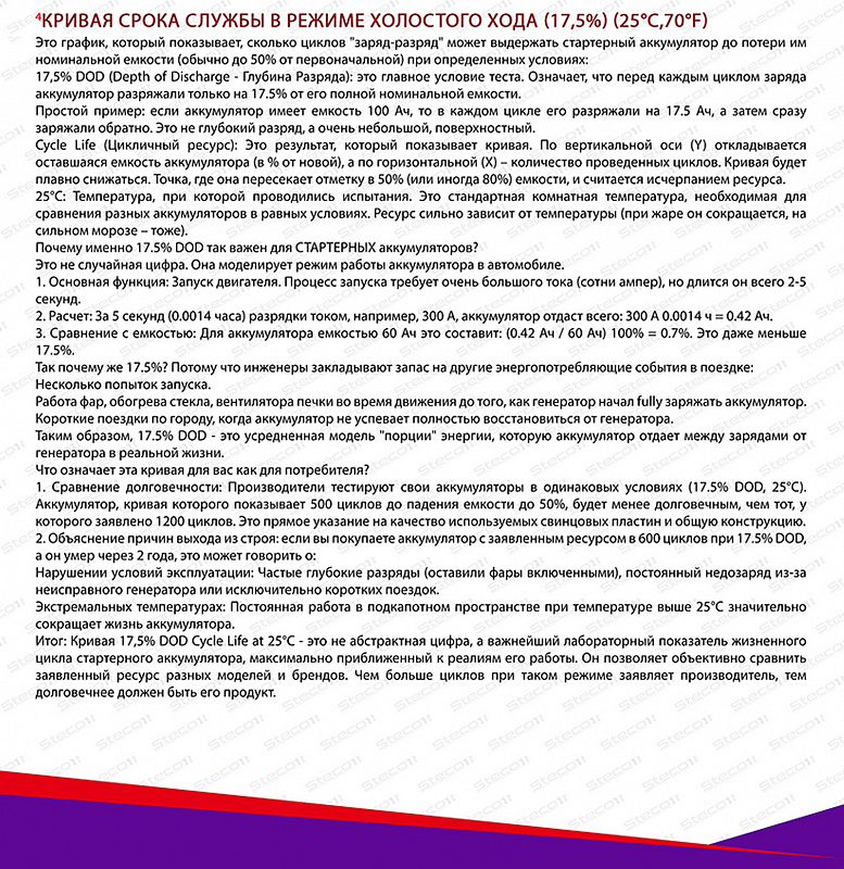 STECO EFB EURO 65R+ (804065)