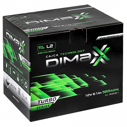 DIMAXX EURO 61ah R+ (302061)