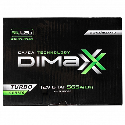 DIMAXX EURO 61ah R+ (312061)