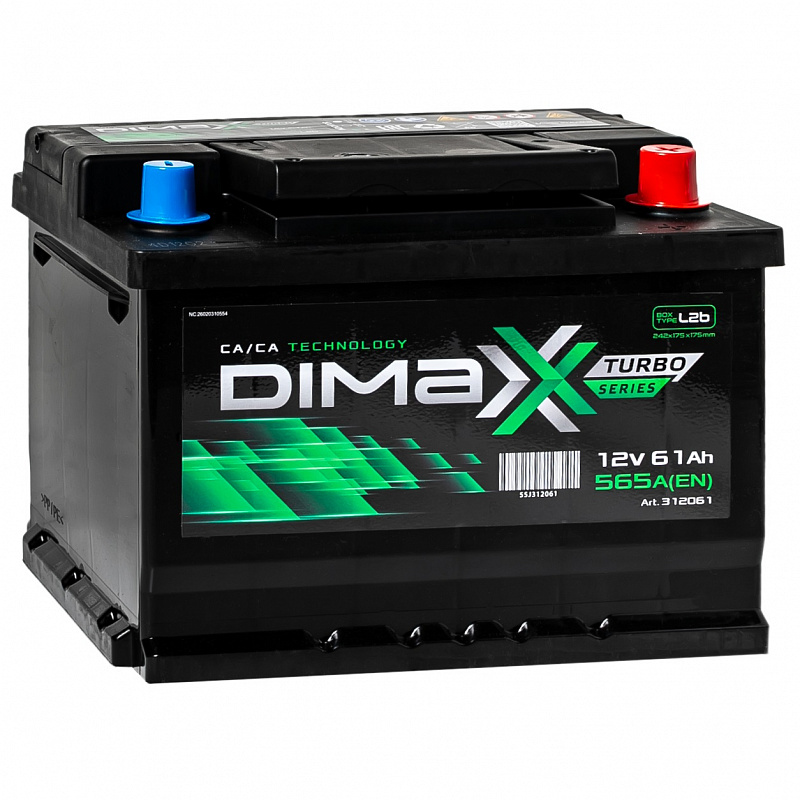 DIMAXX EURO 61ah R+ (312061)