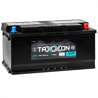 TAXXON AGM EURO 105ah R+ (708105)