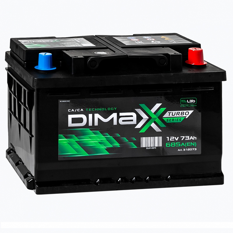 DIMAXX EURO 73ah R+ (312073)