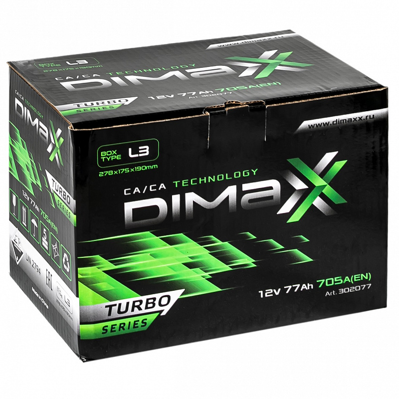 DIMAXX EURO 77ah R+ (302077)