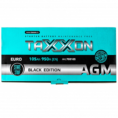 TAXXON AGM EURO 105ah R+ (708105)