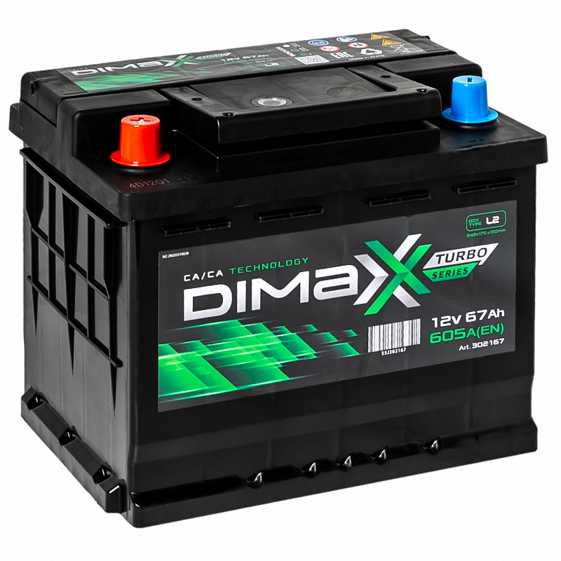 DIMAXX EURO 67ah L+ (302167)