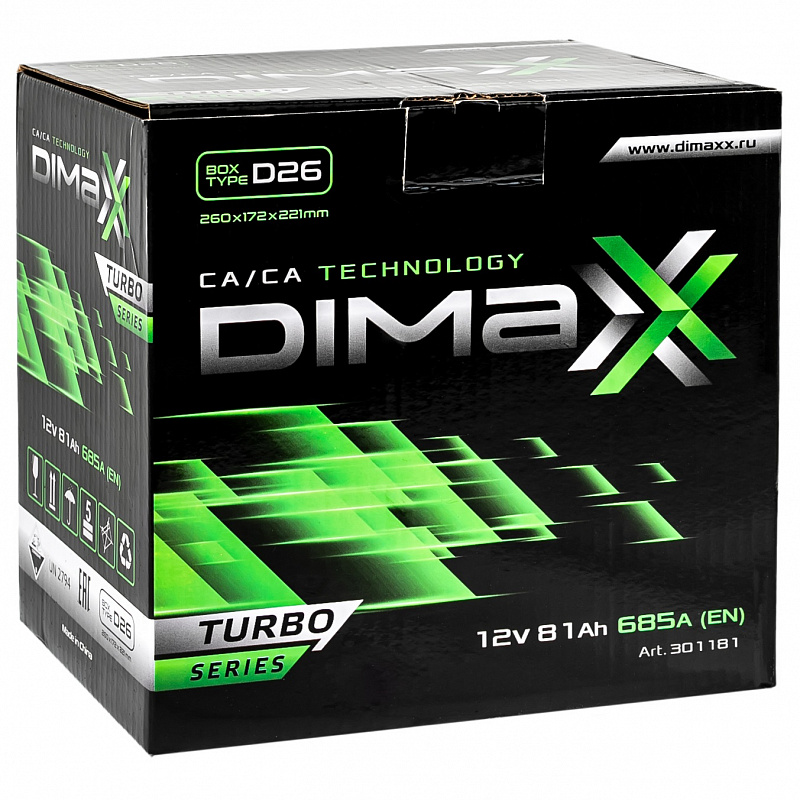 DIMAXX ASIA 81ah L+ (301181)