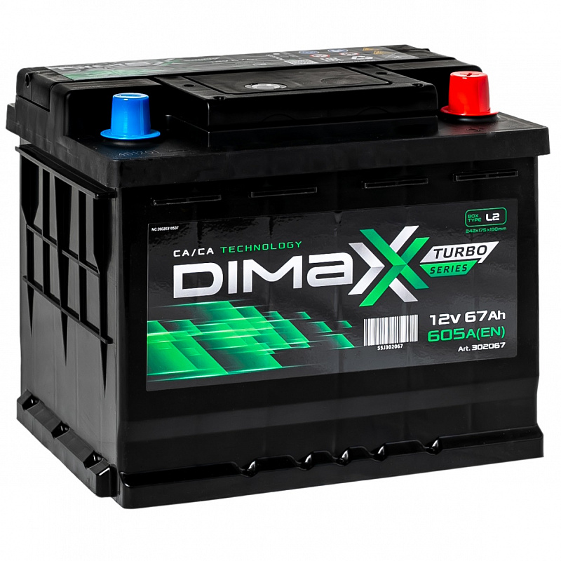DIMAXX EURO 67ah R+ (302067)