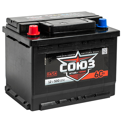 СОЮЗ 60ah L+ (103160)