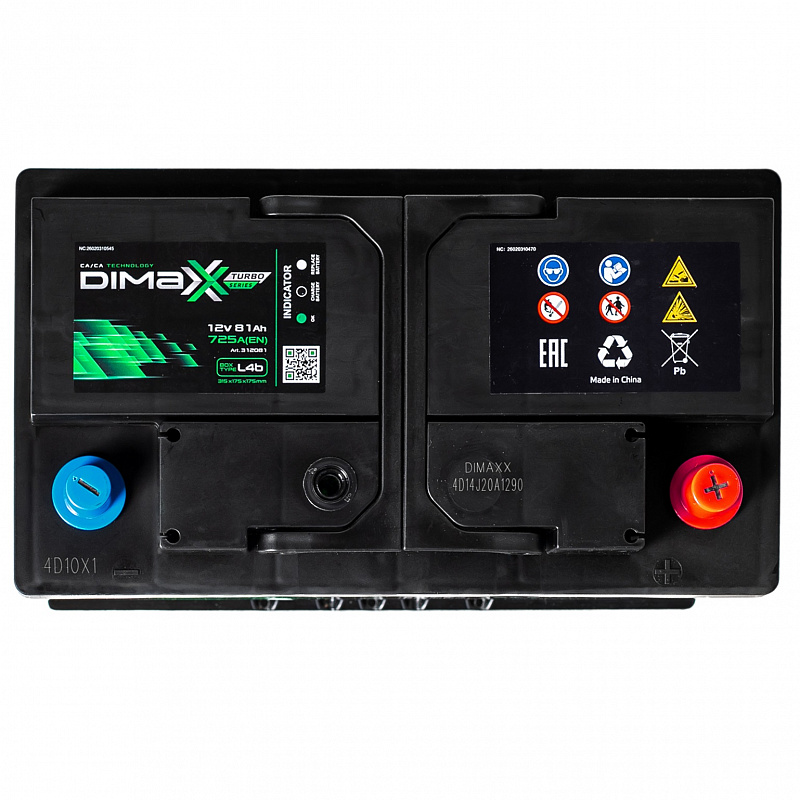 DIMAXX EURO 81ah R+ (312081)