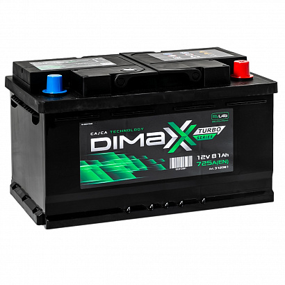 DIMAXX EURO 81ah R+ (312081)